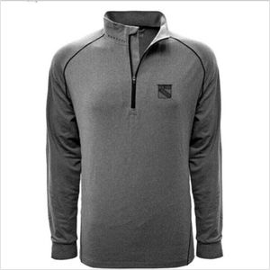 NHL New York Rangers Gray Small 1/4 Zip Pullover